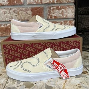 Vans Classic Slip On Make it yours after glow sliver peony